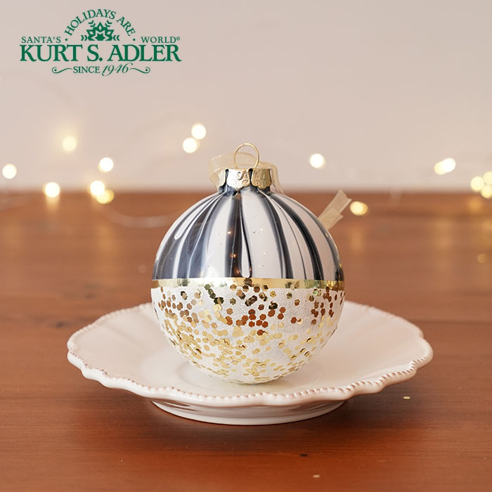 爆買 クリスマスツリー 飾り オーナメント KurtS.Adler ガラス ボール
