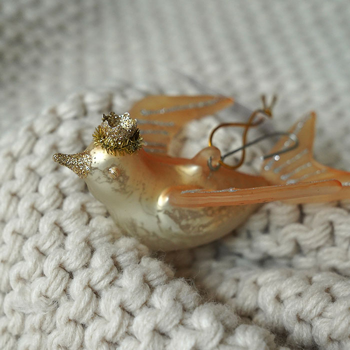 クリスマスツリー 飾り オーナメント Bethany Lowe Designs 平和な鳥の