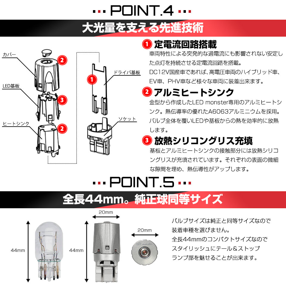 ピカキュウ T20 ダブル led スバル インプレッサスポーツ (GP系) 対応