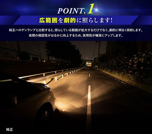 ピカキュウ LED 凌駕L8200 フォグランプキット 8200lm ホワイト 6500K