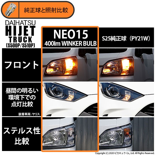 ピカキュウ ダイハツ ハイゼットトラック (S500P/510P) 対応 LED