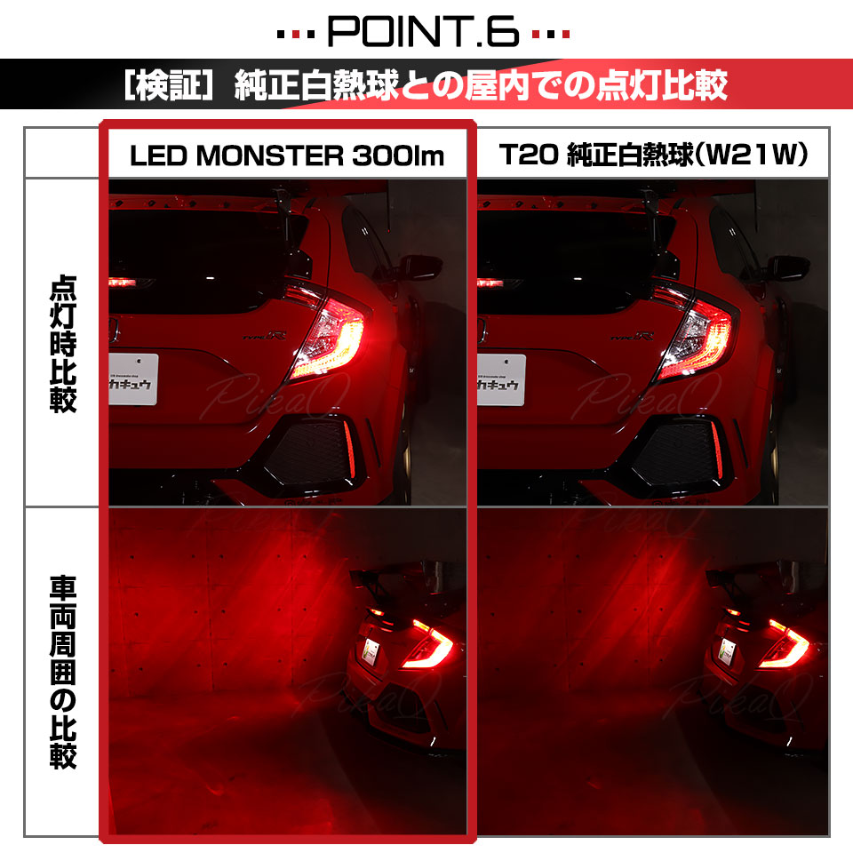 ピカキュウ T20s LED ホンダ シビックタイプR (FK8) 対応ストップ