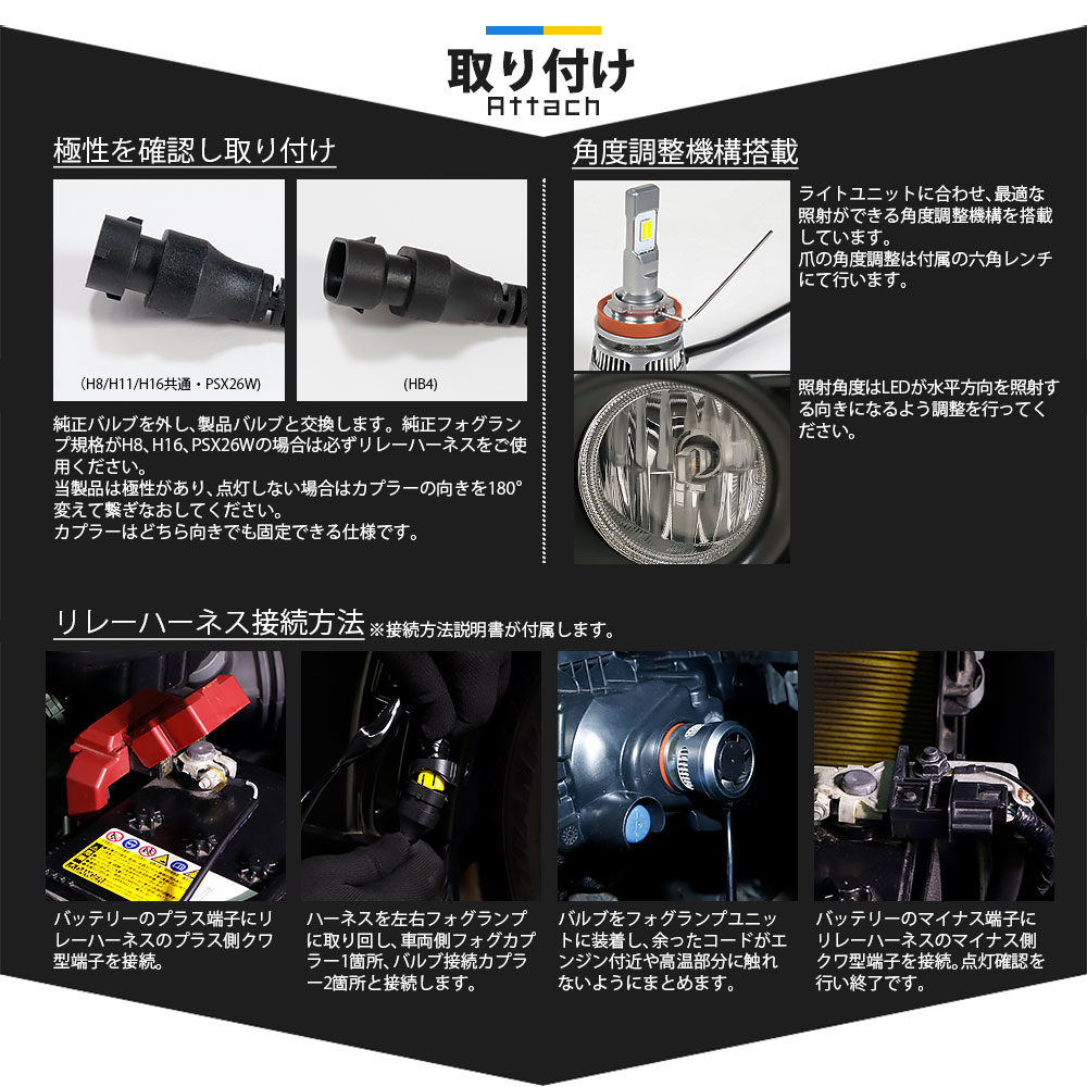 ピカキュウ フォグランプ led LED MONSTER L10600 フォグランプ