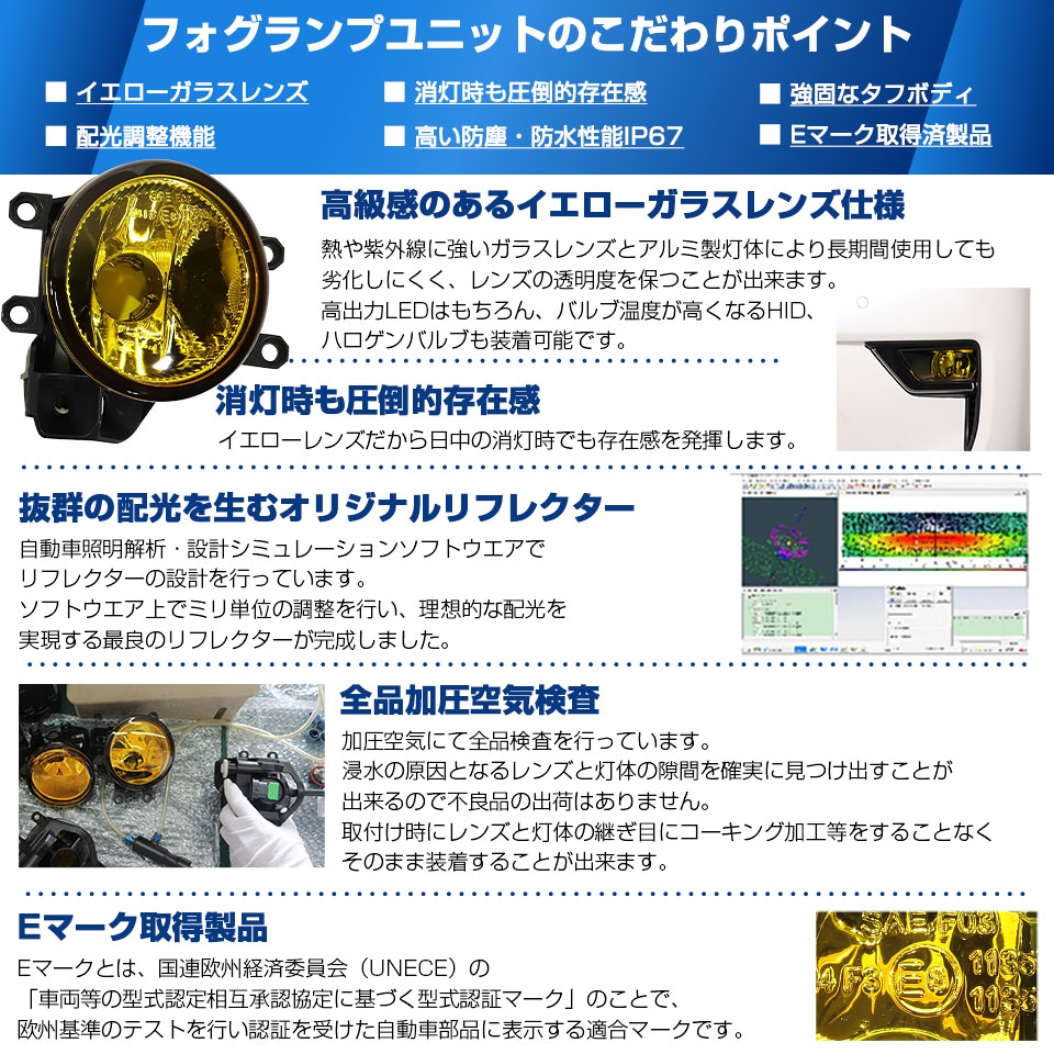 ピカキュウ トヨタ ノア (90系 S-Z/S-Gグレード) 対応 クロームフォグ