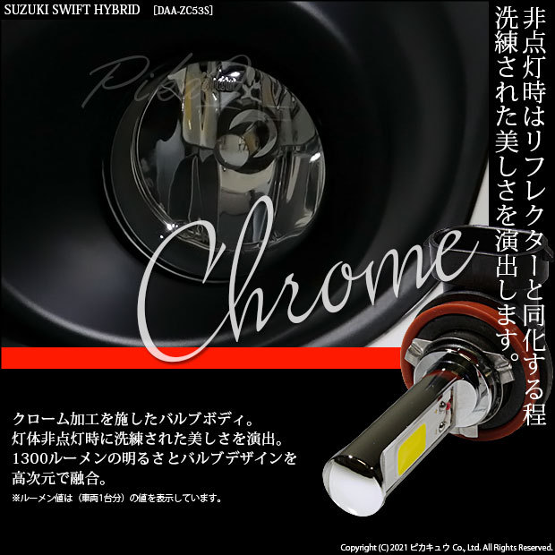 ピカキュウ スズキ スイフトハイブリッド (ZC53S) 対応 フォグランプ