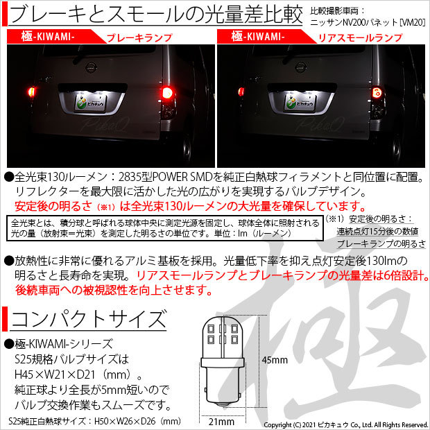 ピカキュウ ニッサン NV200 バネット (VM20) 対応 LED バルブ