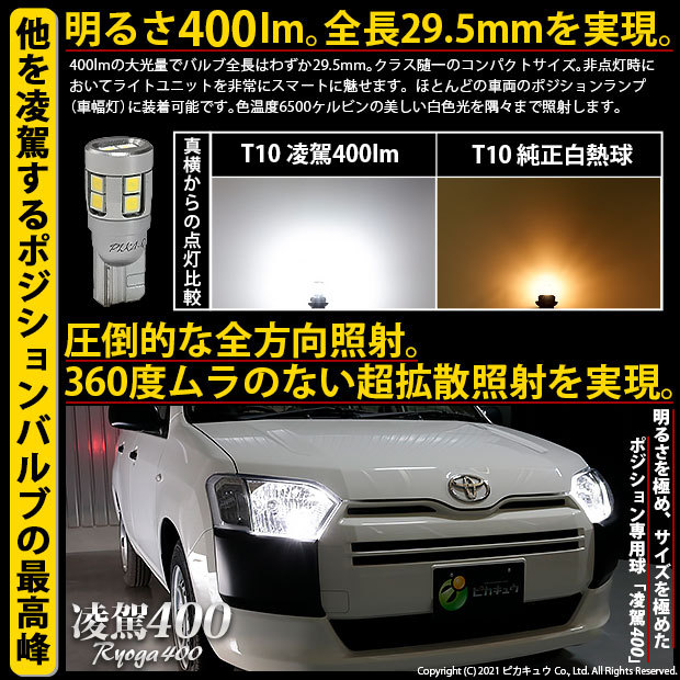ピカキュウ T10 バルブ LED トヨタ サクシード (NCP160系) 対応