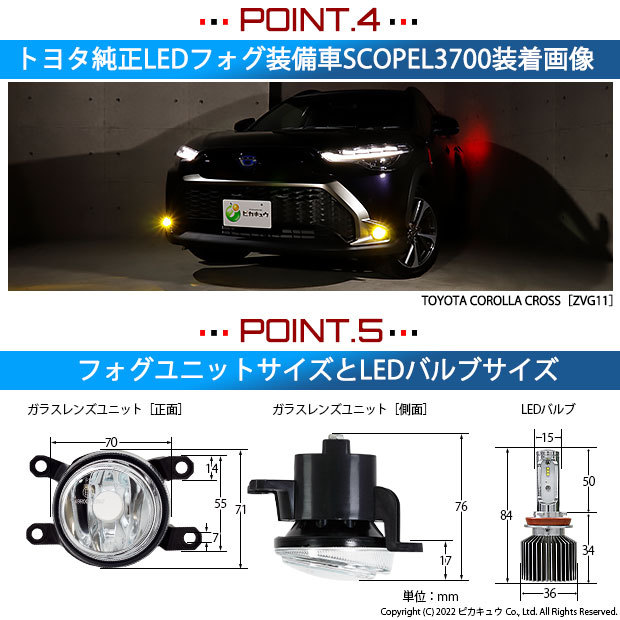 85％以上節約 20-2389 美品 LED ZSG10 カローラクロス 左ヘッドライト