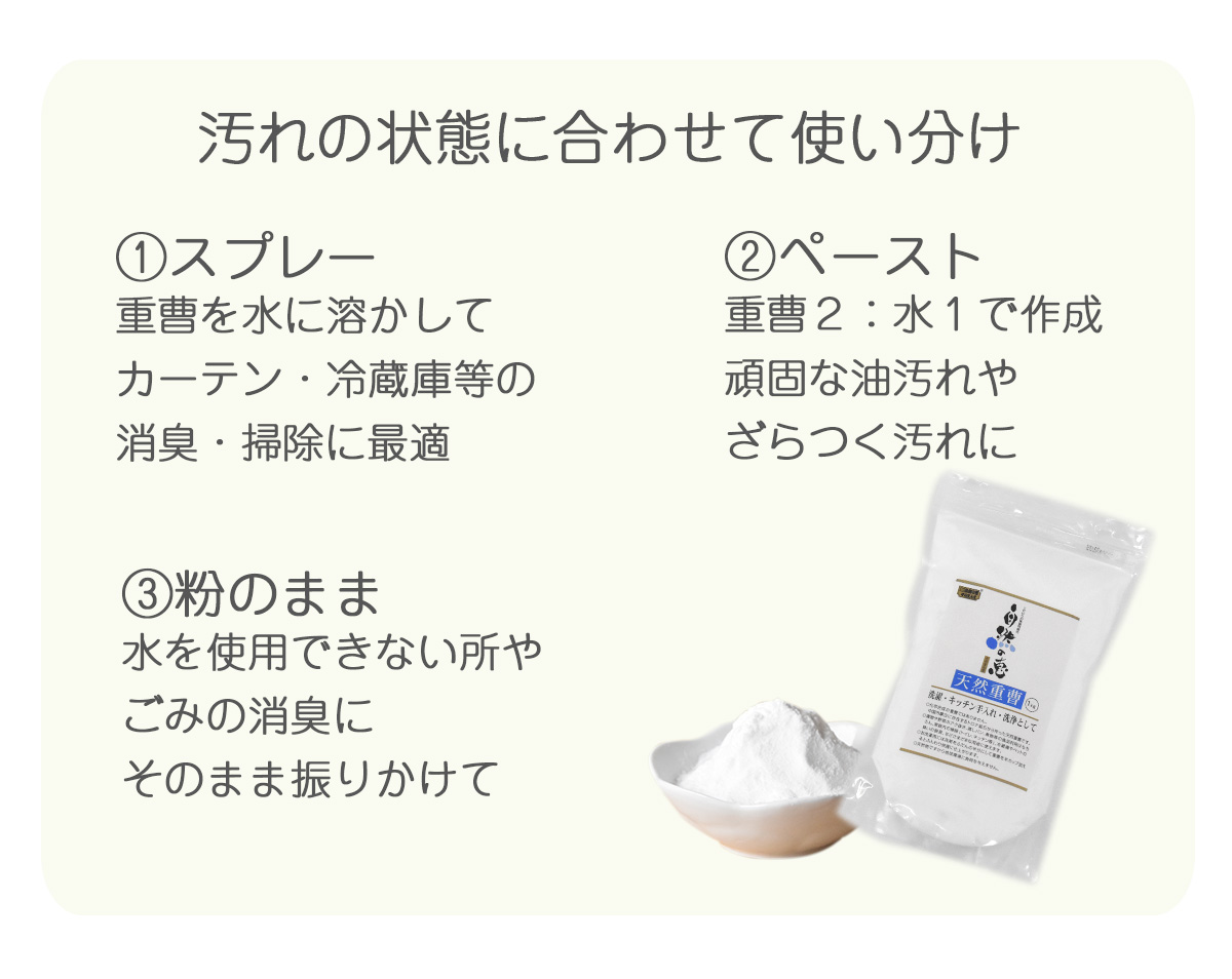 天然重曹 1kg 1キロ こだわりの味協同組合 自然の恵みそのまんま 食用 食品 ワックス除去 洗浄 野菜 果物 農薬除去 ベーキングソーダ  :0001321:ピカイチ野菜くん - 通販 - Yahoo!ショッピング