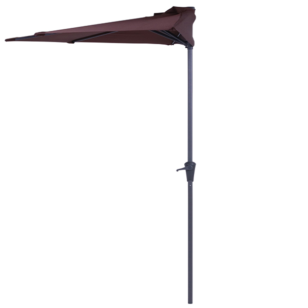 パラソル 半円パラソル 270cm UVカット日傘 新生活_3