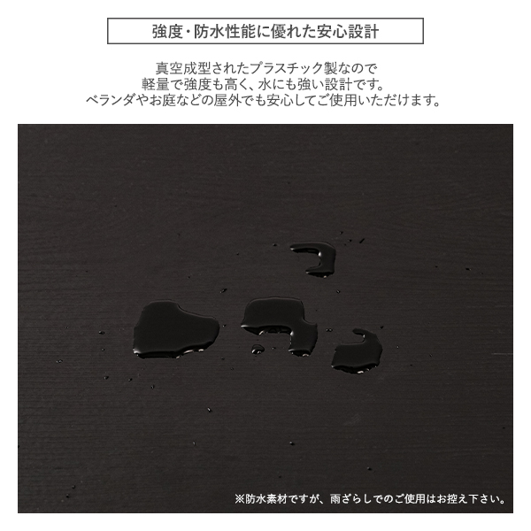 強度・防水性能に優れた安心設計
