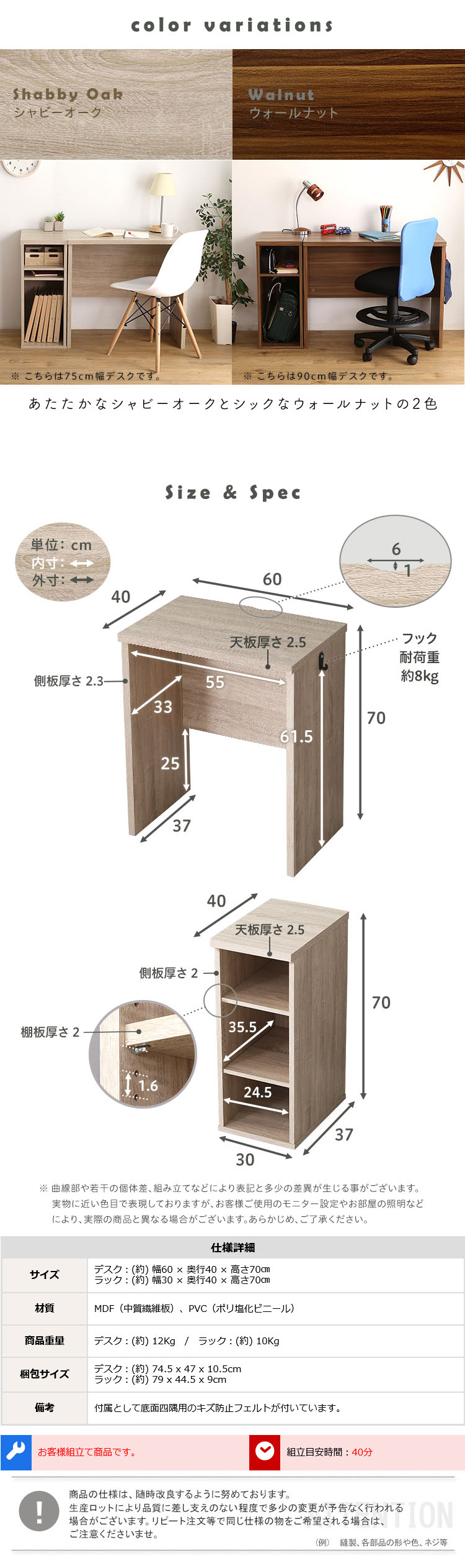 デスクセット