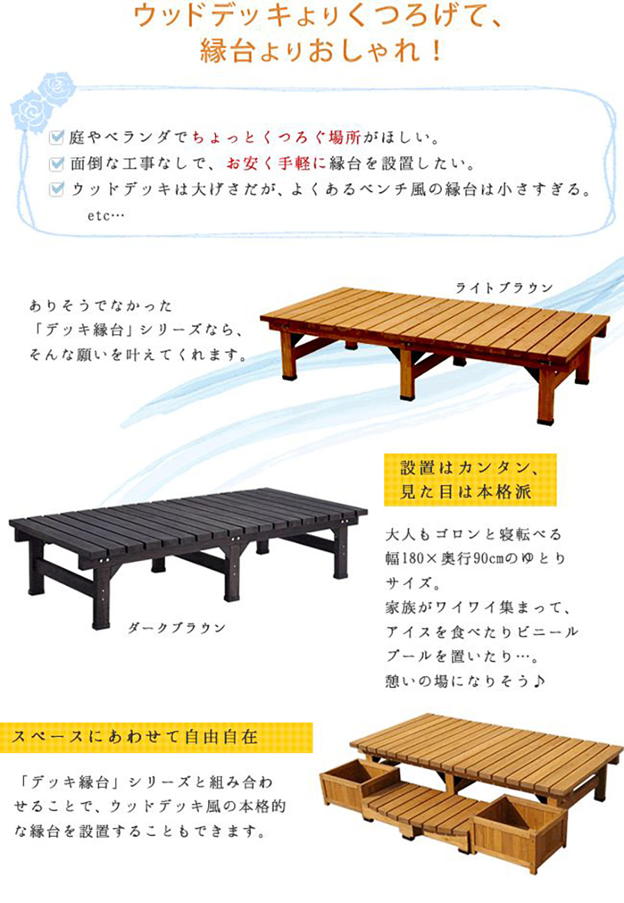 デッキ縁台