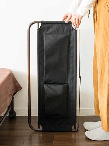 優しいカーブで窮屈さを軽減