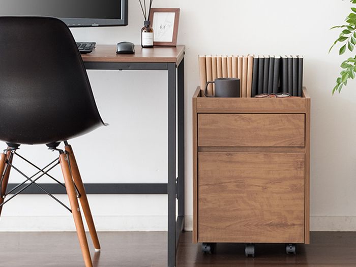 木目調サイドチェスト