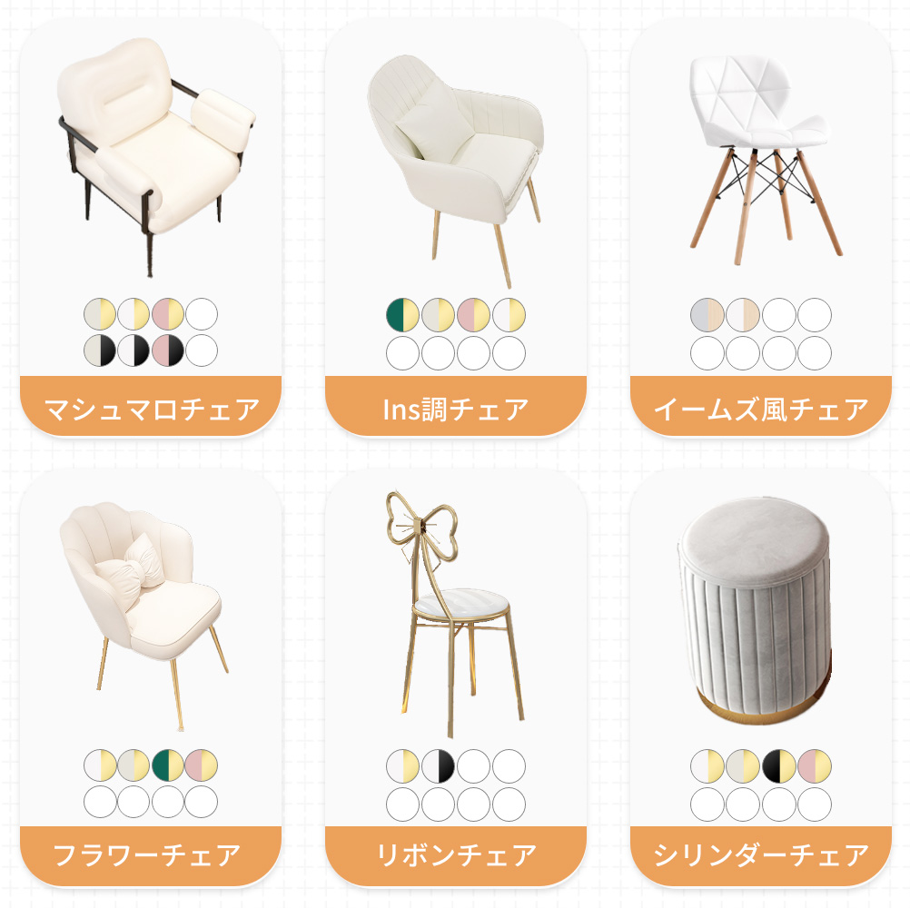 ドレッサー、鏡台(色:グレー系)|ミラー、ドレッサー|家具 珍しい 女性大人気 可愛い 円型オシャレドレッサー LED三段ミラー 椅子セット グレー ドレッサー/鏡台