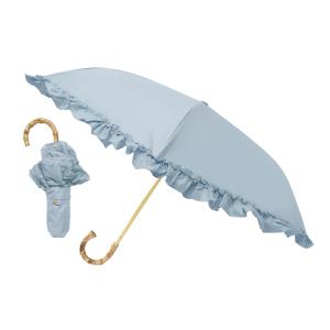 日傘 完全遮光 折りたたみ傘 軽量 晴雨兼用 レディース フリル 雨傘 uv 紫外線 3段折 傘 遮...