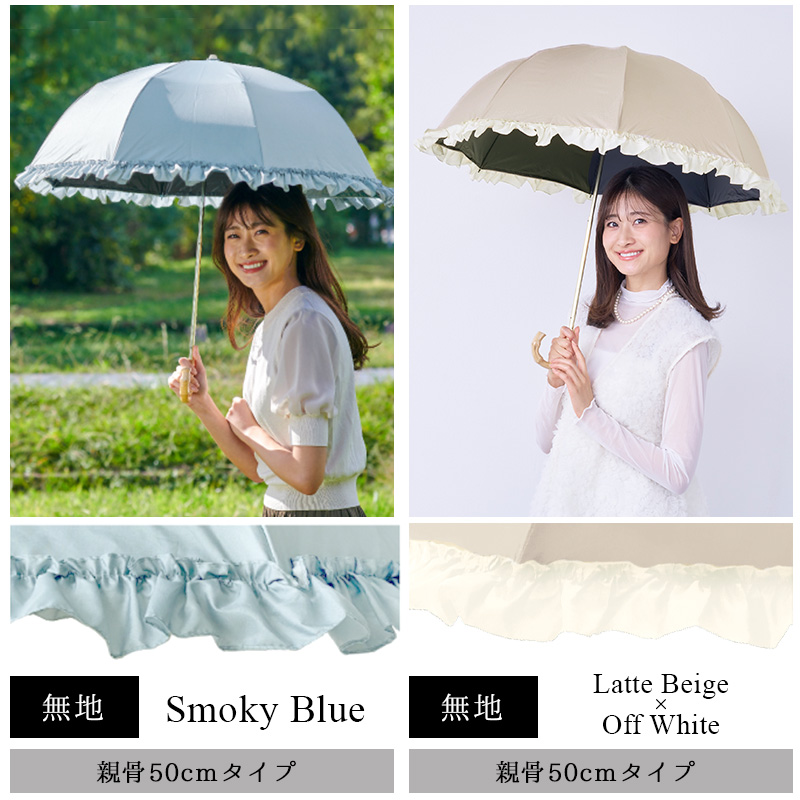 日傘 完全遮光 折りたたみ傘 軽量 晴雨兼用 8本骨 レディース フリル uv 紫外線 2段折 爆買 | pink trick | 24