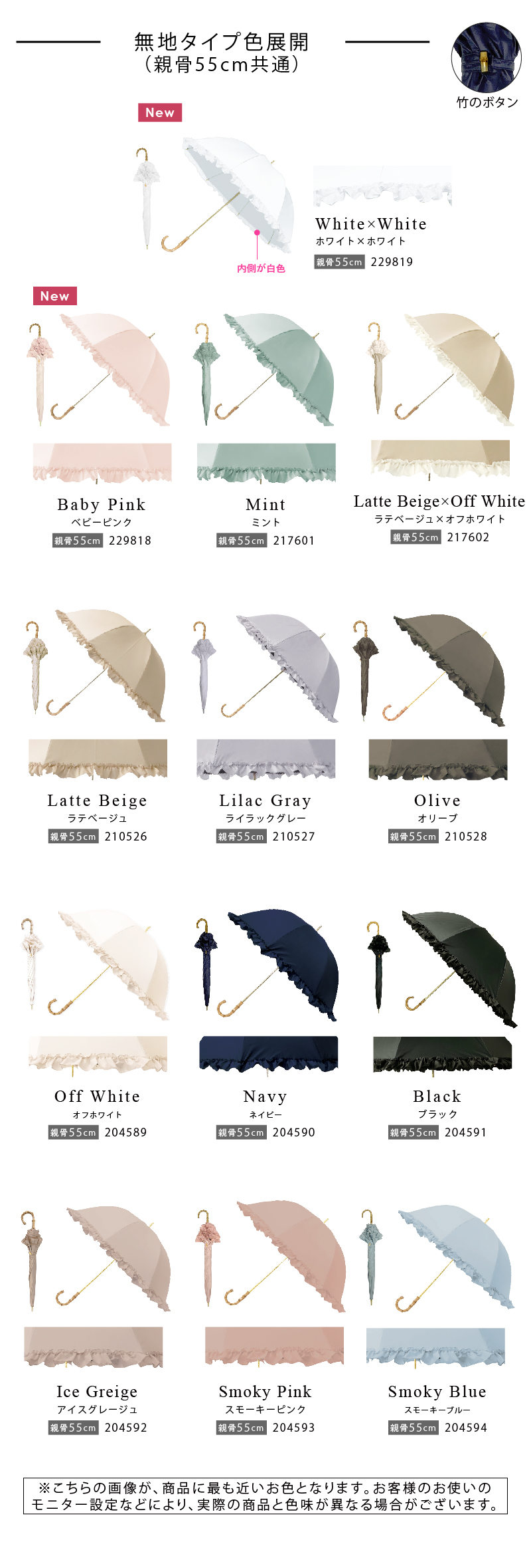 完全遮光 日傘 ピンクトリック フリル 可愛い