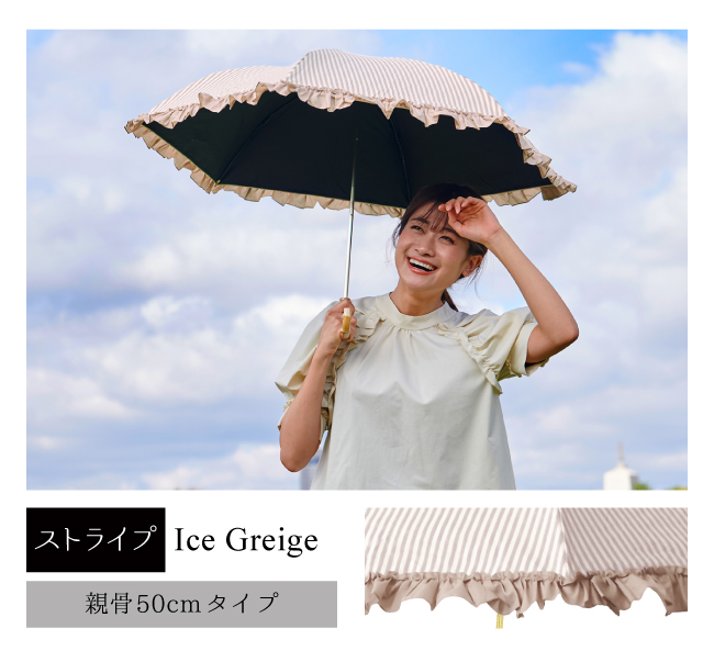 日傘　フリル pink trick 日傘 完全遮光 折りたたみ傘 軽量 晴雨兼用 フリル