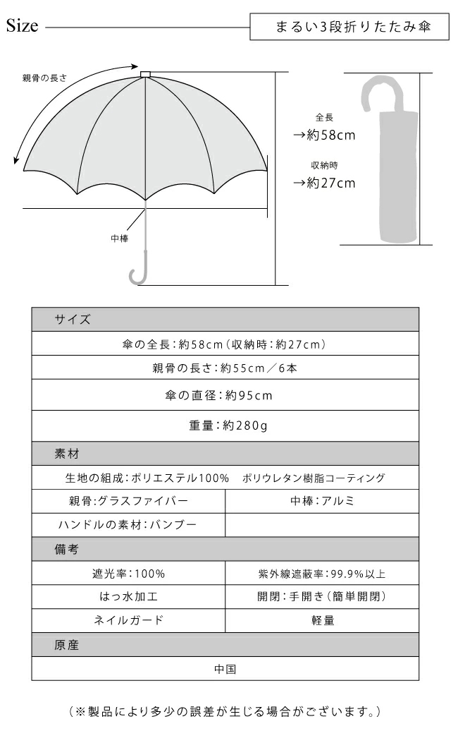 pink trick（ピンクトリック） 日傘 完全遮光 長傘 折りたたみ傘 晴雨