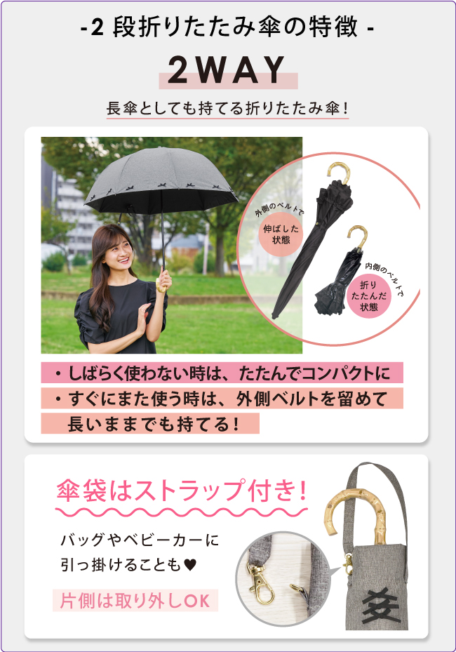 完全遮光 日傘 ピンクトリック フリル 可愛い
