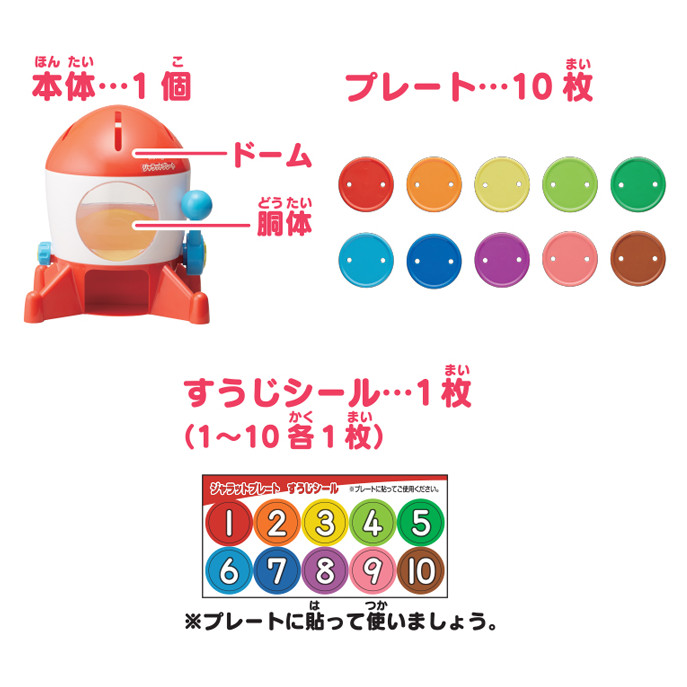 楽天市場】【送料無料】 ジャラットプレート 対象年齢1.5歳