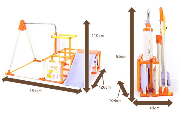 くまのプーさん おりたたみキッズパークEX,ジャングルジム,室内遊具,スポーツ玩具,2段タイプ,折りたたみ,コンパクト,ディズニー