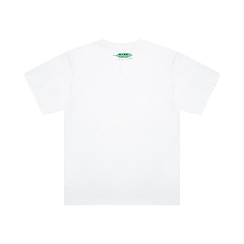 マルニ半袖Tシャツ38 MARNI(マルニ) Tシャツ レディース 半袖 オレンジ ホワイト 半袖シャツ