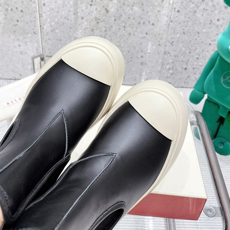 MARNI(マルニ) ブラック レザー パブロ チェルシーブーツ おしゃれ