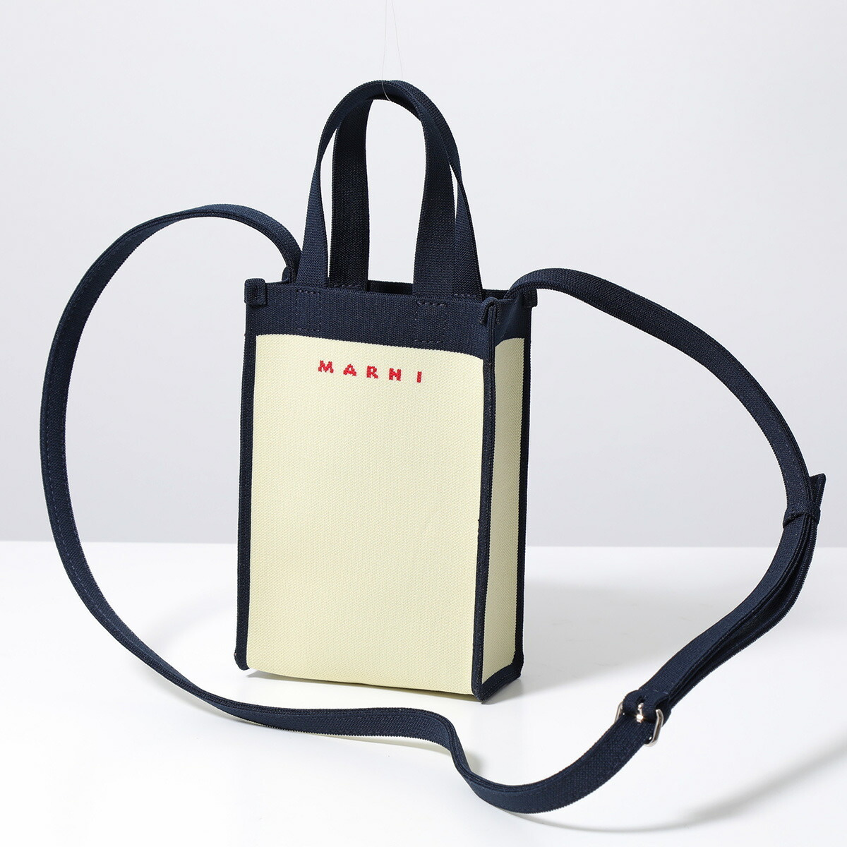 MARNI マルニ 2way ジャガード ショルダーバッグ ミニクロスボディ MARNI マルニ 2way ジャガード ショルダーバッグ ミニクロスボディ