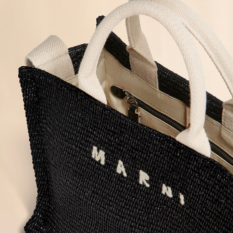 MARNI（マルニ） ブラック トートバッグスモール SHMP0077U0P3860Z1Q44