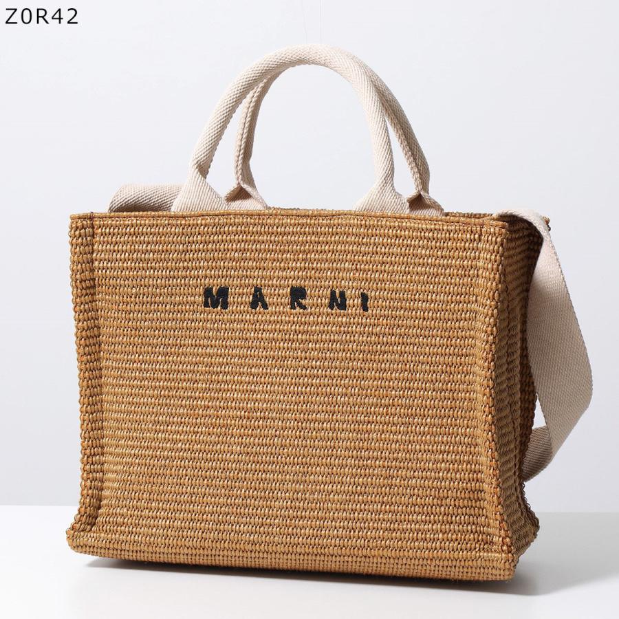 MARNI マルニ ショルダーバッグ レディース ラージトートバッグ ハンドバッグ 斜め掛け 2way 肩掛け  コットン 軽量 プレゼント ギフト　送料無料