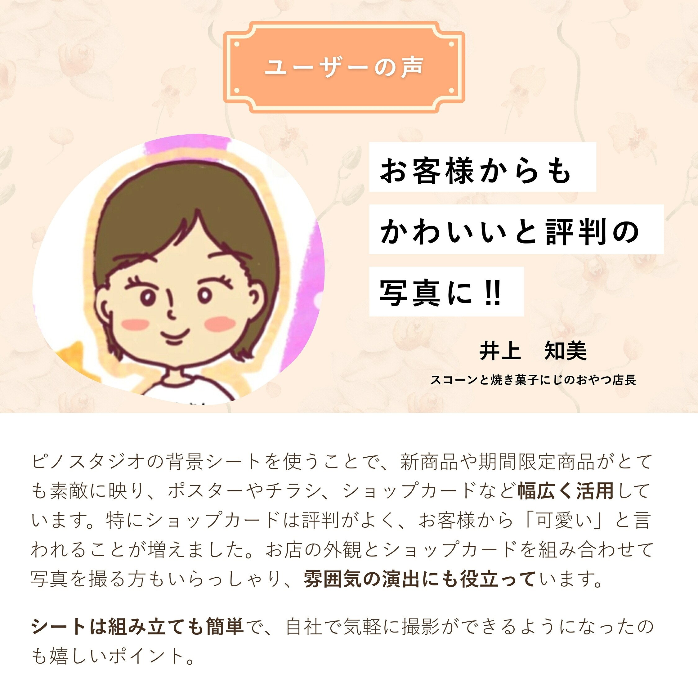 ピノスタジオ 物撮りセット 初心者入門セット M/Lサイズ 選べる5柄