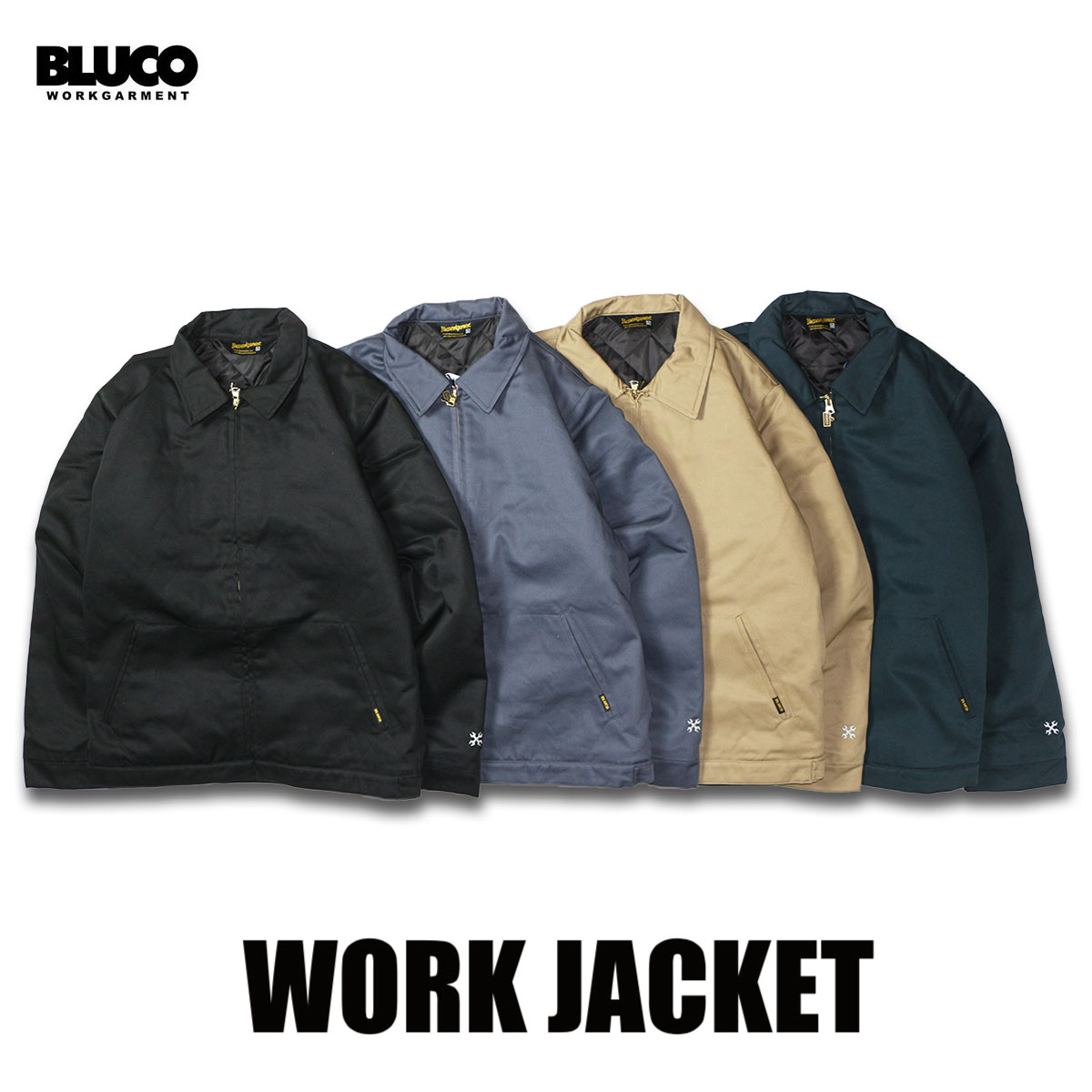 BLUCO(ブルコ) OL-012-022 WORK JACKET 4色(A.BLU/BLK/KHK/NVY)☆送料無料☆ : 012-022 :  Pins store - 通販 - Yahoo!ショッピング