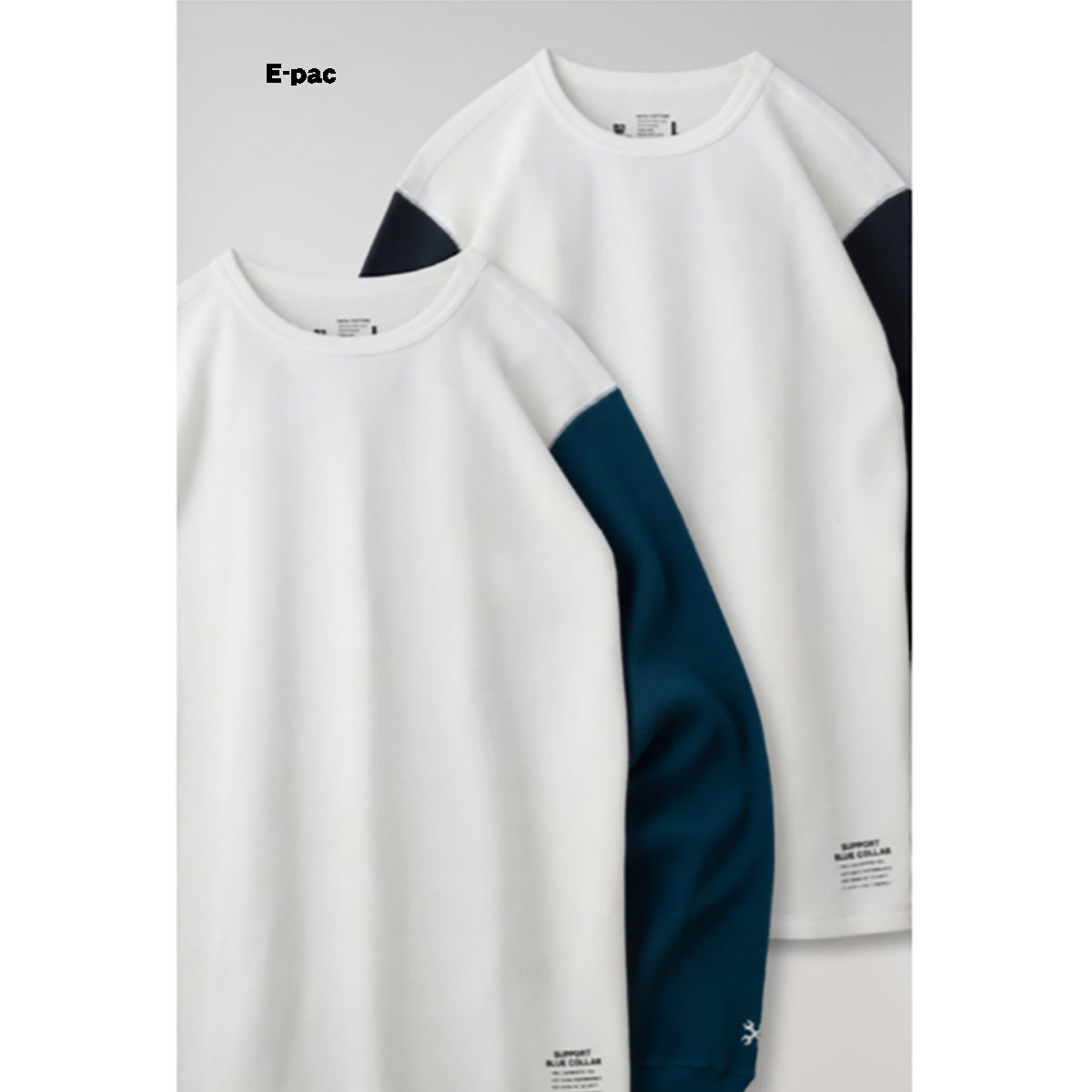 BLUCO(ブルコ) OL-0214 2PAC THERMAL SHIRTS A-pac(BK/IVO) B-pac(NV/RD) C-pac(KH/OV) D-pac(BL/YL) E-pac(IV-BK/IV-NV)☆送料無料☆｜pinsstore｜05