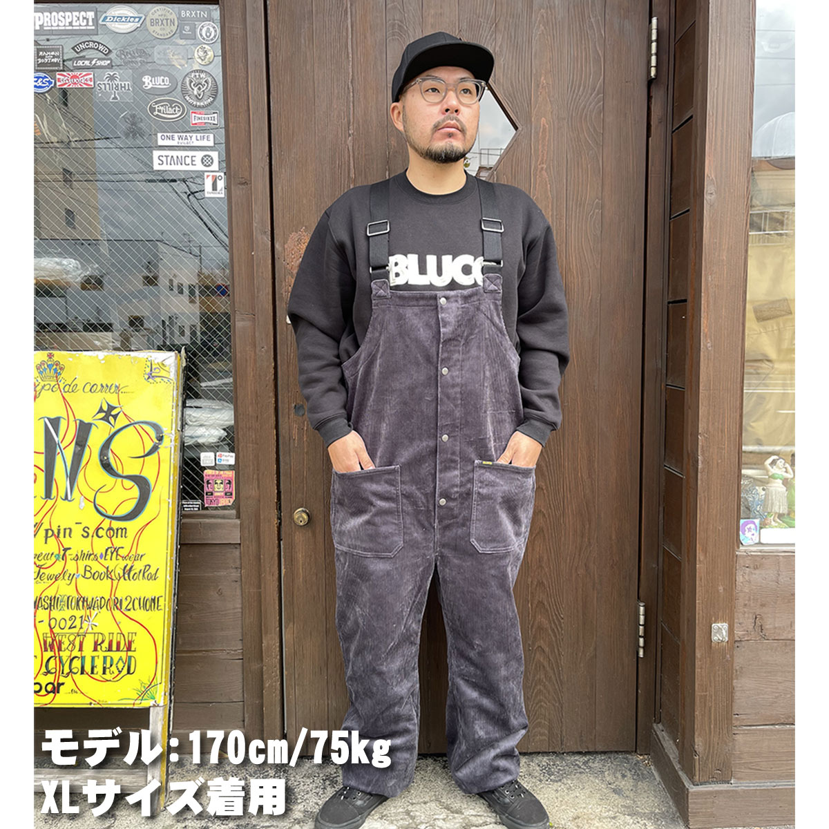 BLUCO(ブルコ) OL-1036 WARM OVERALL 3色(BRN/BLK