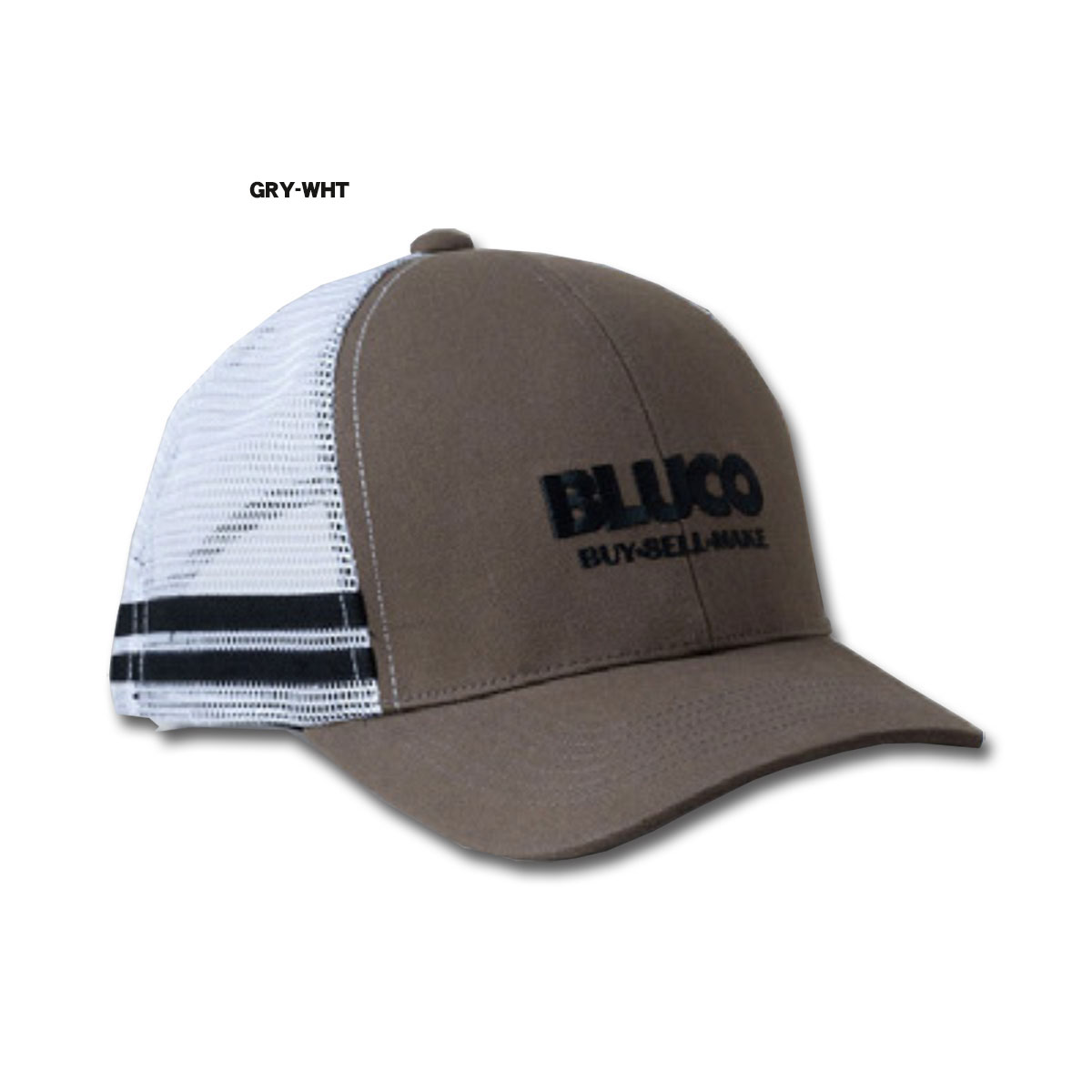 BLUCO(ブルコ) OL-1406 MESH CAP -Logo- 4色(BLK-GRY/GRY-WHT/KHK-CAM/NVY-WHT)☆送料無料☆｜pinsstore｜03