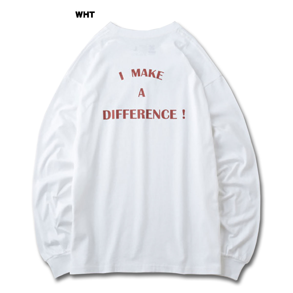 BLUCO(ブルコ) OL-12-003 PRINT L/S TEE -Difference- 4色(BLK/WHT/NVY/CHL)☆送料無料☆｜pinsstore｜03