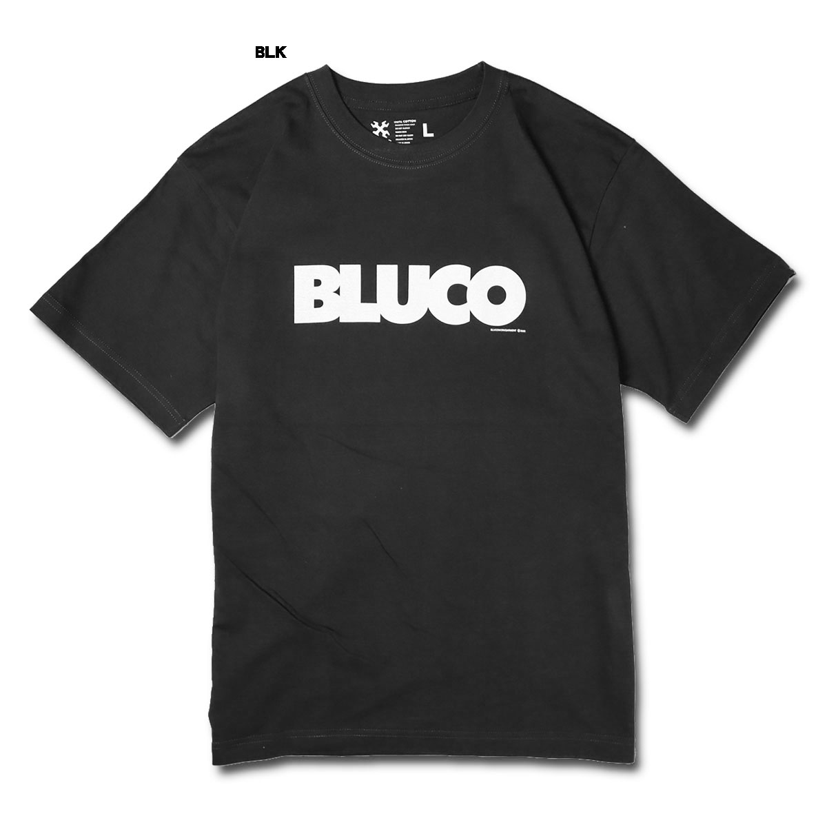 BLUCO(ブルコ) OL-1201 PRINT TEE -Logo- 6色(BLK/GLD/SLT.B/WHT-BLK/WHT-NVY/WHT-RED)☆送料無料☆｜pinsstore｜02