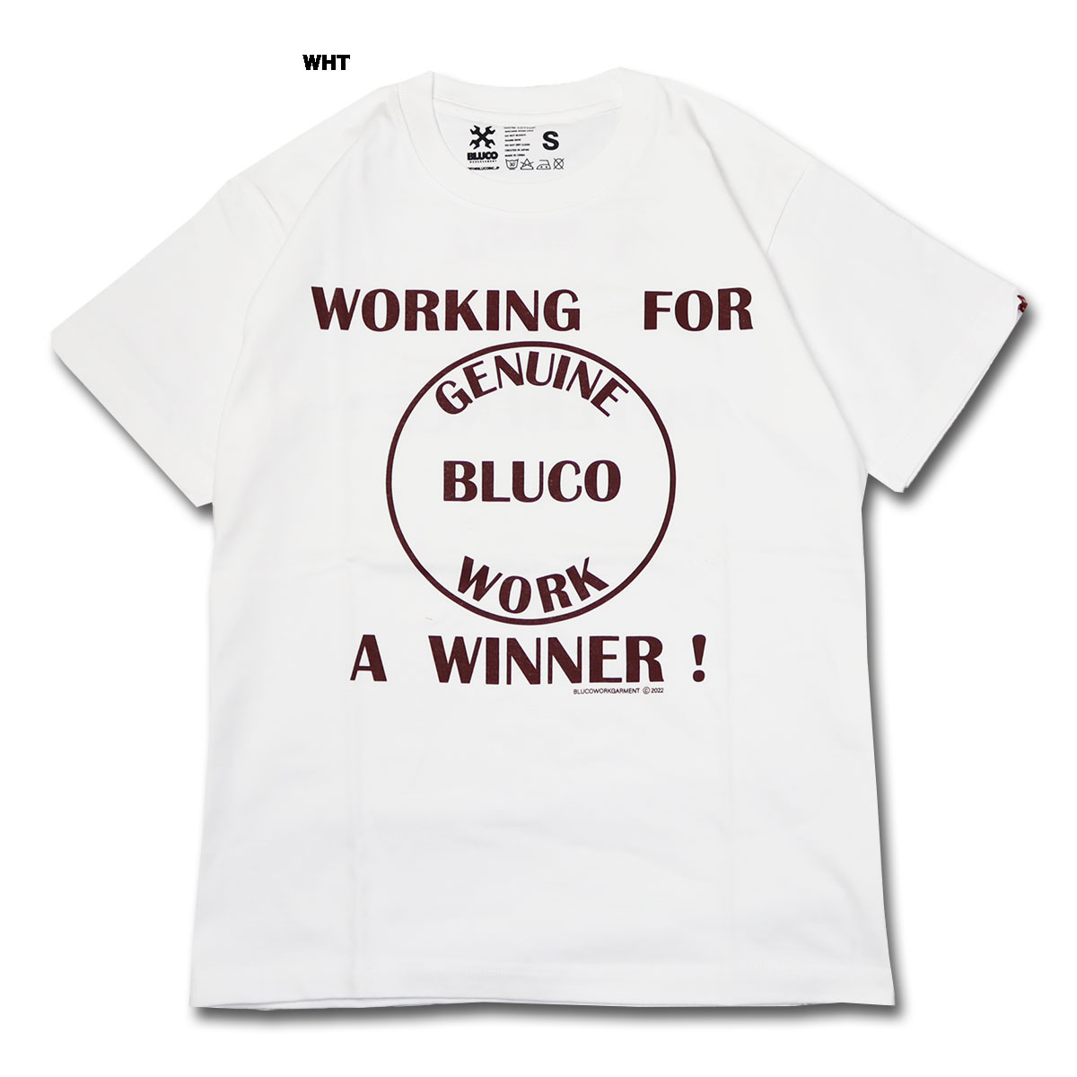 BLUCO(ブルコ) OL-1203 PRINT TEE -Winner- 4色(BLU/RED/SUM/WHT)☆送料無料☆｜pinsstore｜05