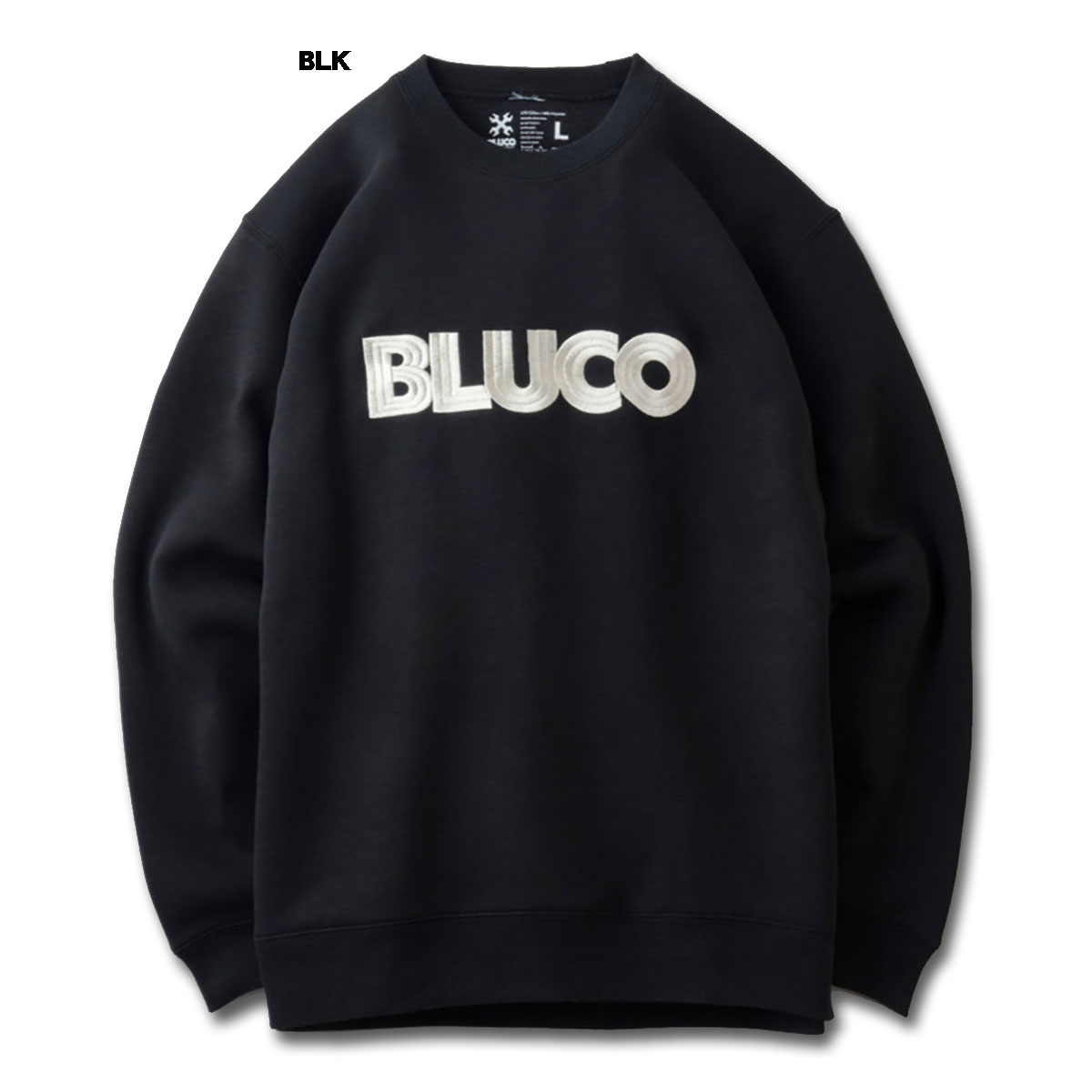 BLUCO(ブルコ) OL-1209 SWEATSHIRTS -Embroidery- 4色(BLK...