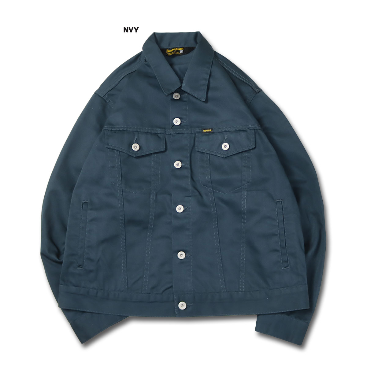 BLUCO(ブルコ) OL-1302 TRACKER JACKET 4色(IVO/NVY/KHK/BLK)☆送料