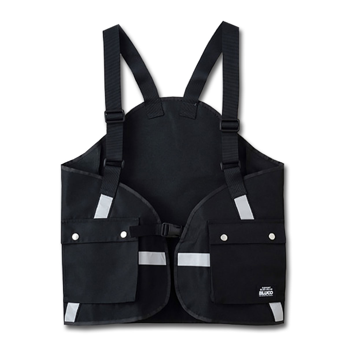 BLUCO(ブルコ) OL-1306 UTILITY VEST -Reflector- 2色(BLK/ORG)☆送料無料!!☆