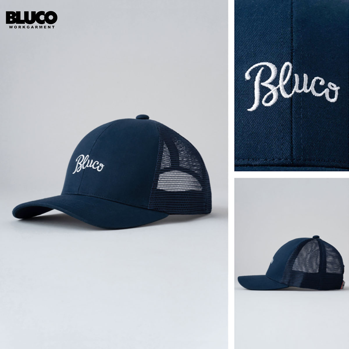 BLUCO CAP SAPPORO ONLY #bluco #blucoworkgarment #meshcap  #coneyislandsapporo #sapporo #ブルコ #ブルコワークガーメント #メッシュキャップ #コニーアイランドサッポロ #サッポロ 《新品未使用》Bluco ブルコ Mini Logo ネイビー メッシュキャップ