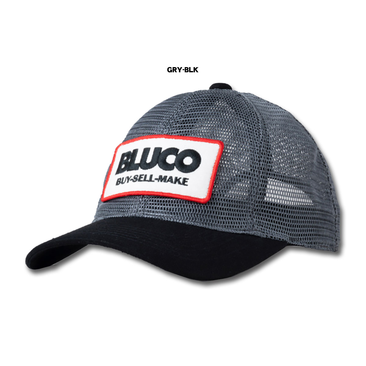 BLUCO(ブルコ) OL-1408 FULL MESH CAP 4色(GRY-BLK/BLK/NVY/CAM-BRN)☆送料無料☆｜pinsstore｜02