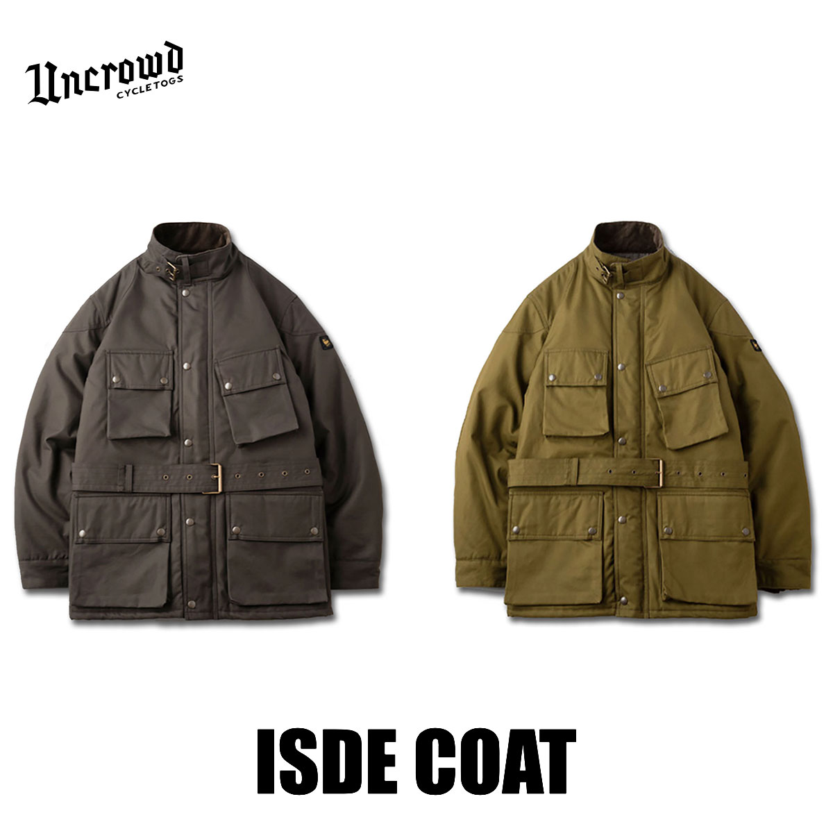 UNCROWD(アンクラウド) UC-2304 ISDE COAT 2色(M.GRY/OLV)☆送料無料 