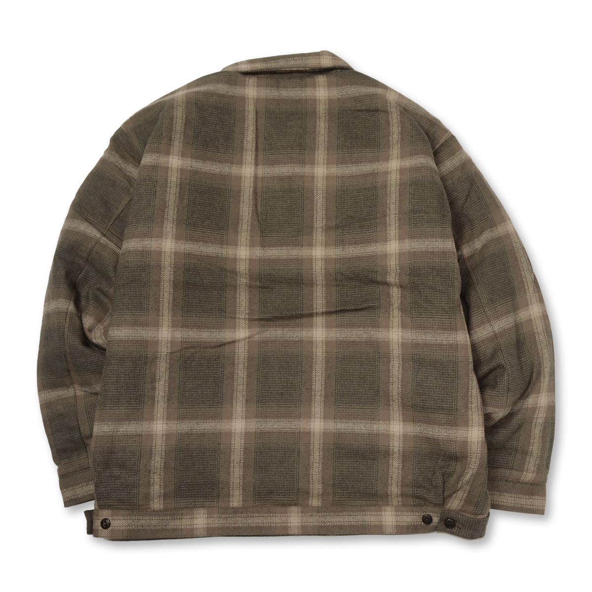 BLUCO(ブルコ) OL-31-038 OMBRE CHECK WINTER WORK JACKET 2色(BLACK/BROWN) BLUCO（ブルコ） OL-31-038 OMBRE CHECK WINTER WORK JACKET 2色(BLACK