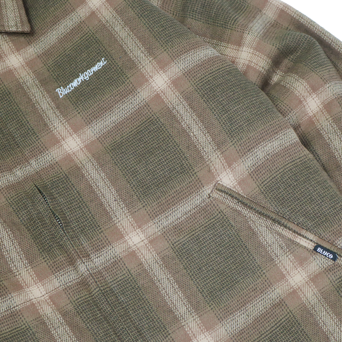 BLUCO（ブルコ） OL-31-038 OMBRE CHECK WINTER WORK JACKET 2色(BLACK