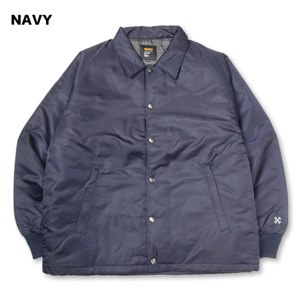 BLUCO（ブルコ） OL-31-051 WINTER COACH JACKET 3色(BLACK/GRAY/NAVY
